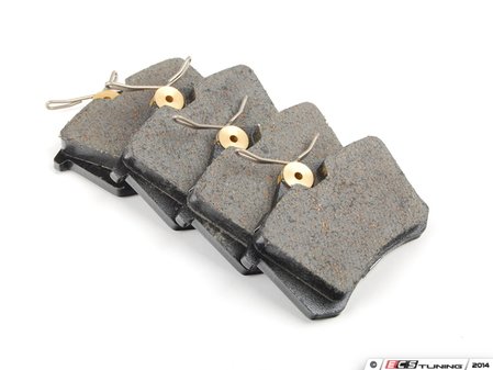 ES#2587565 - D1192DKT - Performance Rear Brake Service Kit - ECS Drilled & Slotted V5 Rotors with ECS EP24 Brake Pads. - Assembled By ECS - Volkswagen
