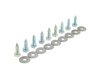 ES#2747914 - 191898101KT - Complete Fender Hardware Kit - A complete kit to install one fender on your MkII - Assembled By ECS - Volkswagen