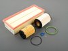 ES#2576163 - 1K0127434AOEKT - Genuine Filter Maintenance Kit - 3 Piece - Includes air, fuel & oil filters - Assembled By ECS - Volkswagen