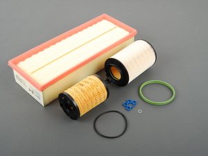 ES#2576163 - 1K0127434AOEKT - Genuine Filter Maintenance Kit - 3 Piece - Includes air, fuel & oil filters - Assembled By ECS - Volkswagen