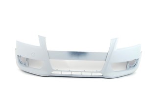 ES#2538225 - 8T0807105GRU - Front Bumper Cover - Primed - Replace your cracked and dented front bumper. - Genuine Volkswagen Audi - Audi