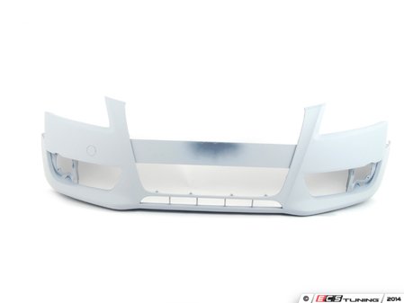 ES#2538225 - 8T0807105GRU - Front Bumper Cover - Primed - Replace your cracked and dented front bumper. - Genuine Volkswagen Audi - Audi