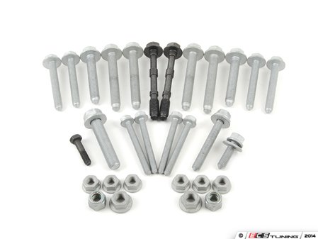 ES#2710849 - 1K0199313H - Subframe Hardware Kit - All of the necessary one-time use hardware for front subframe installation - Genuine Volkswagen Audi - Volkswagen