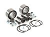 ES#2749179 - 4B0498625KT2 - Front Wheel Bearing Kit - Pair (75MM) - Includes both bearings, axle bolts, and self locking nuts - Vaico - Audi