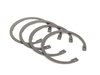 ES#2749179 - 4B0498625KT2 - Front Wheel Bearing Kit - Pair (75MM) - Includes both bearings, axle bolts, and self locking nuts - Vaico - Audi
