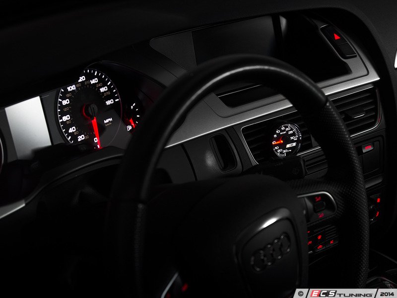 ECS 001246ECS01AKT2 ECS Vent Pod Boost Gauge Kit Audi B8 A4/A5 2