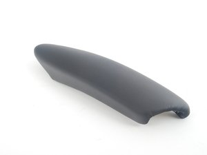 ES#99654 - 51417133507 - Panther Black Leather Armrest - Left - Located on door panel - Genuine MINI - MINI