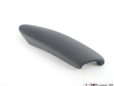 ES#99654 - 51417133507 - Panther Black Leather Armrest - Left - Located on door panel - Genuine MINI - MINI