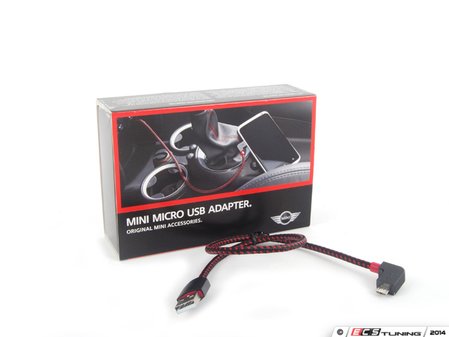 ES#2714940 - 61122354910 - Micro USB Wire Cable - Red - Used to charge certain mobile phone that use Micro USB - Genuine MINI - MINI