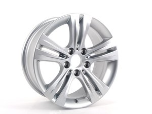 ES#2530569 - 36116796239 - 17" Double Spoke Style 392 Wheel - Priced Each - 17x7.5 ET37 72.6mm CB - Genuine BMW - BMW