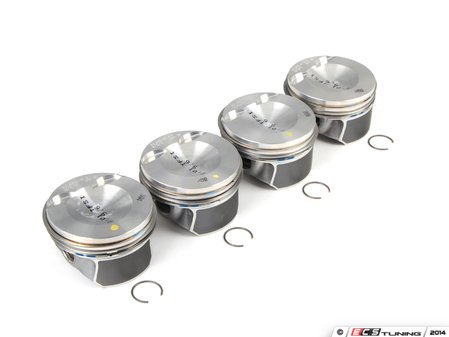 ES#2575972 - 06H107065ABKT - Complete Piston Set - Includes 4 pistons with rings - Genuine Volkswagen Audi - Volkswagen