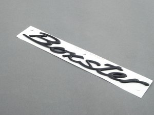 ES#1470900 - 9865592370070C - "Boxster" Logo - Rally black  - Boxster emblem - Genuine Porsche - Porsche