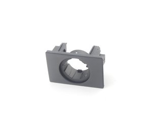 ES#418763 - 7L6864321E - Rear Power Outlet Bezel - Surrounds the power outlet on the back of the center console - Genuine Volkswagen Audi - Volkswagen