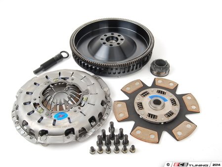 ES#3106500 - k70286fdxdbKT - Stage 2 Drag Clutch Kit - Designed for drag or drift cars that see limited street use. Conservatively rated at 525ft/lbs. - South Bend Clutch - Audi