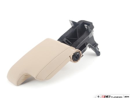 ES#86609 - 51168198620 - Front Armrest Assembly - Hellbeige Montana Leather - Keep your interior looking like new - Genuine BMW - BMW