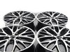 ES#2749156 - 36116858705KT - 506 MINI JCW Cross Spoke Wheel 18" (5x112) - Black Gloss Turned - Set Of Four - 7J X 18 ET:54 - Genuine MINI - MINI