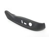 ES#3197295 - 8T0881326G4PK - Front Seat Trim Panel - Sabre (Black) - Right - Lower trim panel covers the seat adjustment controls - Genuine Volkswagen Audi - Audi