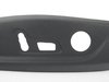 ES#3197295 - 8T0881326G4PK - Front Seat Trim Panel - Sabre (Black) - Right - Lower trim panel covers the seat adjustment controls - Genuine Volkswagen Audi - Audi
