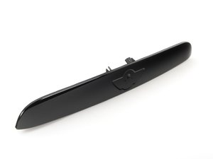 ES#2734795 - 51137362124 - Trunk Lid Grip - Black  - Located above the license plate on the trunk : reverse camera option - Genuine MINI - MINI