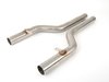 ES#2996923 - 16689KT - Cat Back Exhaust System - 2.5" stainless steel with quad 3" polished stainless tips and x-pipe - Magnaflow - 