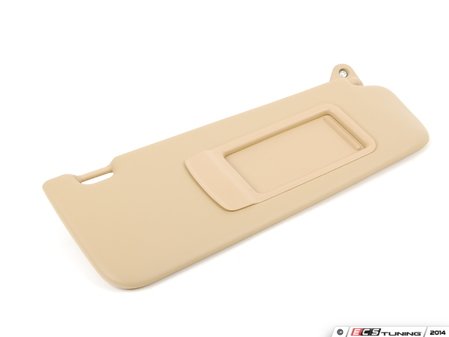 ES#2135985 - 51167252056 - Beige Sun Visor - right - Vinyl Sun visor with mirror - Genuine BMW - BMW