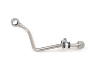 ES#437102 - 8E0422897C - Power Steering Pressure Hose - Connects the flexible hose to the power steering pump - Genuine Volkswagen Audi - Audi