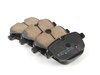 ES#2702826 - Eur1473 - Rear Euro Ceramic Brake Pad Set - Offers excellent pedal feedback, low dust, and smooth initial bite. A favorite among BMW enthusiasts. - Akebono - BMW