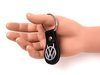 ES#1876667 - 18969 - Leather Keychain - Black - (NO LONGER AVAILABLE) - Built strong just like Volkswagen ! - DriverGear - 
