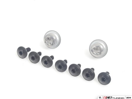 ES#2748834 - 5N0825235CKT - Belly Pan Hardware Kit - Hardware used to secure belly pan - Genuine Volkswagen Audi - Volkswagen