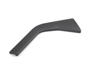 ES#87786 - 51168412373 - Center console trim - left - Black leather - Genuine BMW - BMW