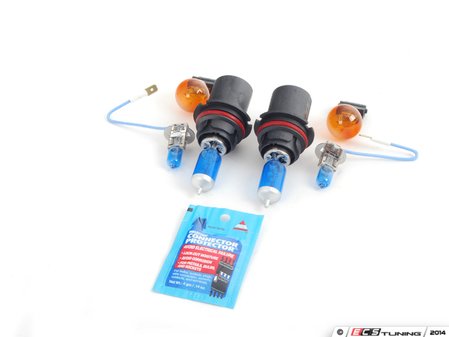 ES#2581273 - MK4GLIHEDBULBZKT - Headlight Bulb Refresh Kit - Ziza - Super White High/Low and Fog bulbs with side marker bulbs - ZiZa - Volkswagen