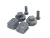ES#2593798 - 4B3121200KT1 - Radiator Installation Kit - Don't reuse old worn radiator mounts - Assembled By ECS - Audi