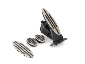 ES#2581547 - 35426794504KT - Stainless Steel Inlay Pedal Set Kit - Priced As Set - Upgrade to the performance pedal set - Genuine MINI - 