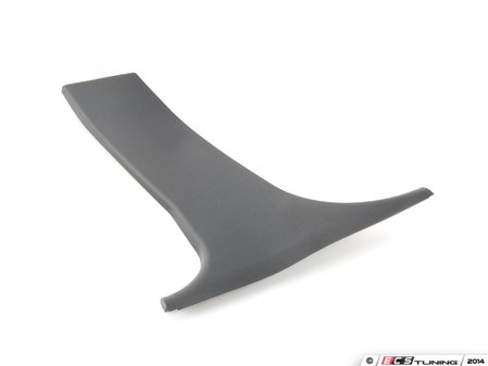 ES#113839 - 51438202611 - "B" Pillar Trim - Lower Left - Schwarz/Black, located center of vehicle on left side next to driver seat. - Genuine BMW - BMW