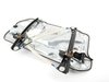 ES#2158356 - 1J4837730BL - Manual Window Regulator - Front Right - Does not include window crank - Genuine Volkswagen Audi - Volkswagen