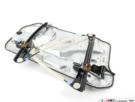 ES#2158356 - 1J4837730BL - Manual Window Regulator - Front Right - Does not include window crank - Genuine Volkswagen Audi - Volkswagen