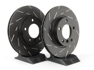 ES#522724 - USR553 - Ultimax USR Sport Slotted Front Brake Rotor - Pair (286x22) - Reduce the fading, improve your braking - EBC - BMW