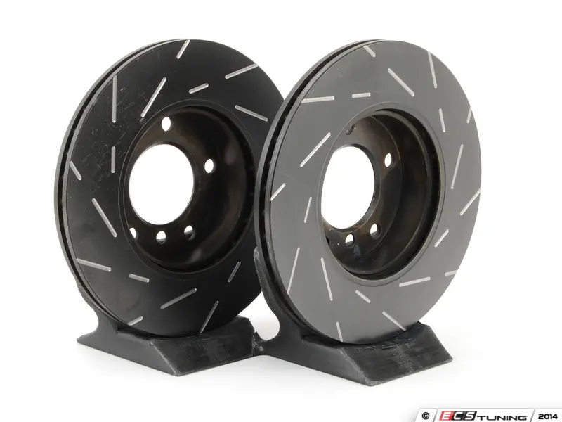 EBC Brakes Mustang USR Series Sport Slotted Rotors; Rear Pair USR7024
