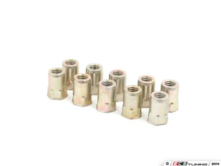 ES#2748763 - 52201975880KT - Nut - Pack Of 10  - Genuine BMW - 