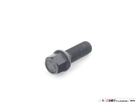 ES#3560811 - S17D35R13ZNNI - Ball Seat Wheel Bolt - 14x1.5x35mm - Priced Each - Black zinc coated wheel bolts made specifically for OE wheels - ECS - Audi Volkswagen