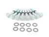 ES#2695546 - N90989201KT - Trailer Hitch Receiver Mounting Kit - Includes bolts and washers - Genuine Porsche - Porsche