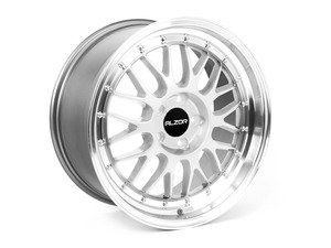 ES#2739781 - 881-25kt - 18" Style 881 Wheels - Set Of Four - (NO LONGER AVAILABLE) - 18"x8.5" ET45 5x112 - Gloss White with 2" Machined Lip - Alzor - 
