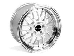 ES#2739784 - 881-23kt1 - 18" Style 881 Wheels - Set Of Four  - (NO LONGER AVAILABLE) - 18"x9.5" ET40 66.6CB 5x112 Gloss White With Machined Lip - Alzor - 