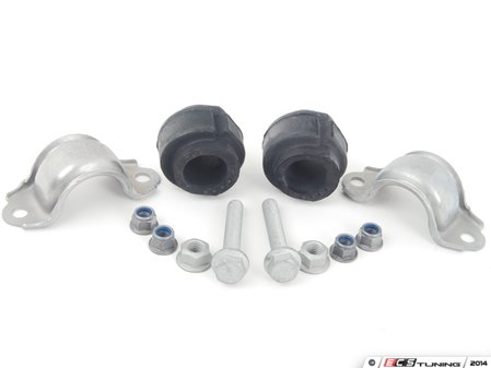 ES#2739680 - 8K0411327CKT - Front Sway Bar Installation Kit - Includes new bushings, brackets and hardware - Genuine Volkswagen Audi - Audi