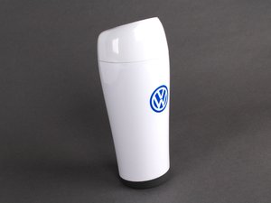ES#11500 - VW07100 - White Flip Top Tumbler - (NO LONGER AVAILABLE) - Take a break from the ordinary! Pour into something extraordinary! - DriverGear - 