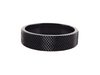 ES#1884239 - SW0304VW01-BK - Beauty Bezel Set - Knurled Black - Set of three billet aluminum trim rings for your climatronic dials - ECS - Volkswagen