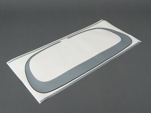 ES#79348 - 51147183834 - JCW GP Sticker For SC Air Inlet / Outside - (NO LONGER AVAILABLE) - Replacement for silver sticker surround - Genuine MINI - 