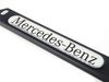 ES#1829255 - Q6880088 - License Plate Frame - Mercedes-Benz License Plate Frame (Black Powder Coat/Stainless Steel) - Genuine Mercedes Benz - Mercedes Benz