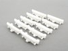 ES#2762371 - 51711979334KT - White Spoiler Securing Clip - Used to connect the spoiler to the bumper - Genuine BMW - 
