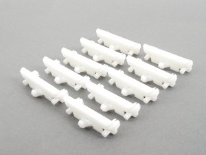 ES#2762371 - 51711979334KT - White Spoiler Securing Clip - Used to connect the spoiler to the bumper - Genuine BMW - 